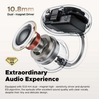 [ประกันศูนย์ไทย] SoundPEATS POP Clip หูฟังบลูทูธ ปุ่มกด clip on หูฟังไร้สาย Open Ear แบบหนีบหู มี Movie Mode Game Mode