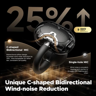 [ประกันศูนย์ไทย] SoundPEATS POP Clip หูฟังบลูทูธ ปุ่มกด clip on หูฟังไร้สาย Open Ear แบบหนีบหู มี Movie Mode Game Mode