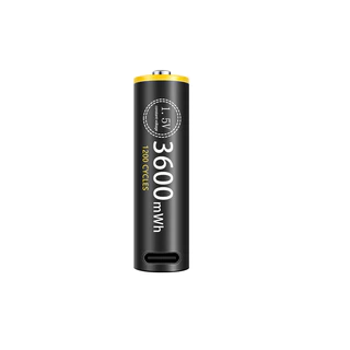 แบตเตอรี่ลิเธียมแบบชาร์จไฟได้ AA/AAA ล็อคประตูอิเล็กทรอนิกส์ 1.5V3600mWh / 1300MWH type-c , กล้อง, เมาส์
