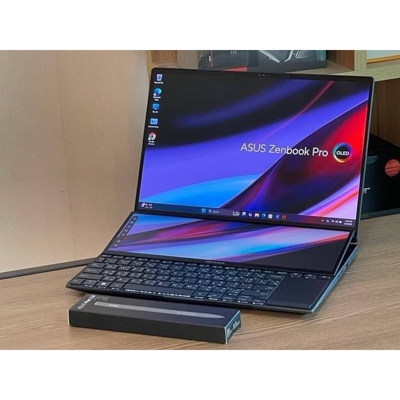 Asus ZenBook Pro 14 Duo OLED UX8402ZE i7-12700H SSD512GB RAM16GB RTX 3050 Ti (4GB GDDR6)จอ OLED 2K ท