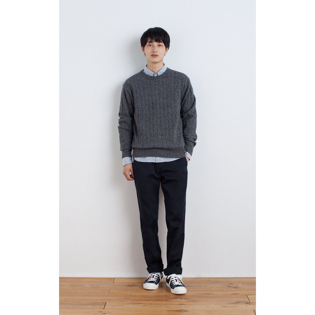 เสื้อไหมพรมผู้ชาย เสื้อสเวตเตอร์ญี่ปุ่น MUJI : Men's