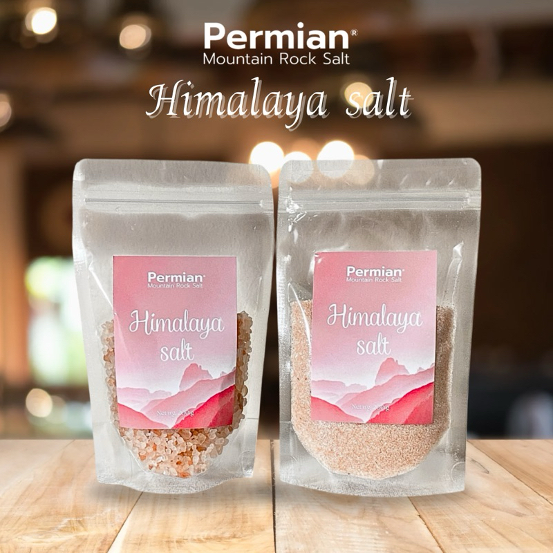 เกลือหิมาลัย Permian Himalaya Pink salt 200 g