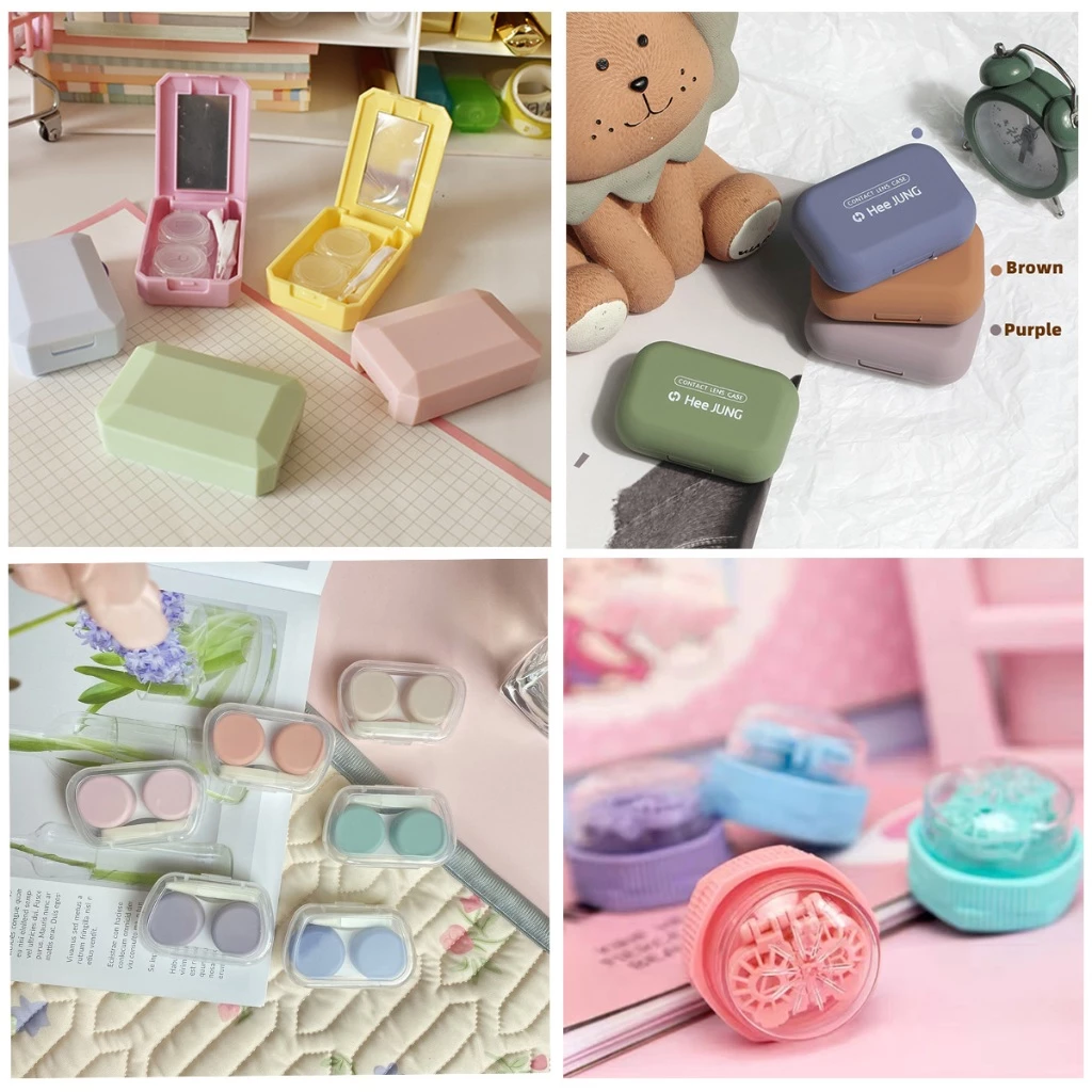 🎀ตลับคอนแทคเลนส์ กล่องคอนแทคเลนส์ น่ารัก กล่องคอนแทค🌷