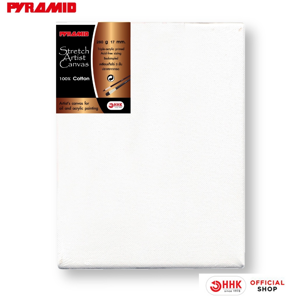 Pyramid เฟรมผ้าใบ หนา 280 แกรม ขอบหนา 17 มม. 6812430 6813040