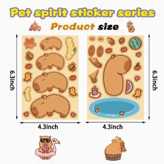 S0506 สติ๊กเกอร์ Make a Face แต่งหน้า ตกแต่งการ์ตูน DIY Sticker สติกเกอร์ สำหรับเด็ก