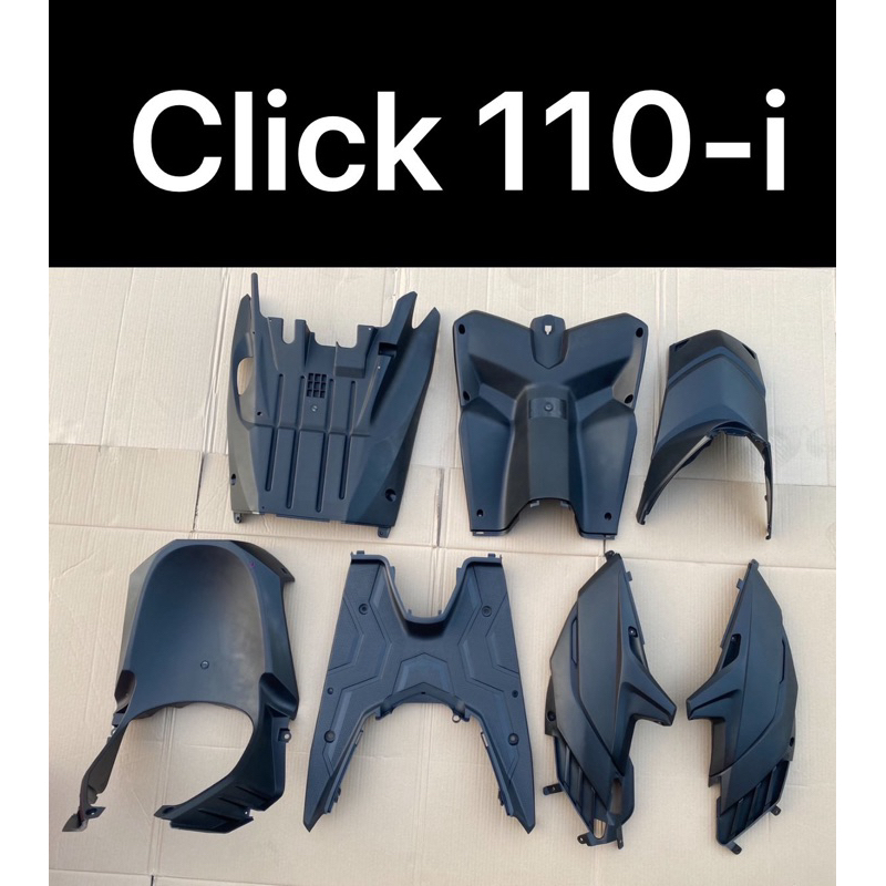 คลิก110 ไอ 7 ชิ้น ดำด้าน Click110i คลิก110ไอ เปลือกชุดสี Click110i(=7ชิ้น)