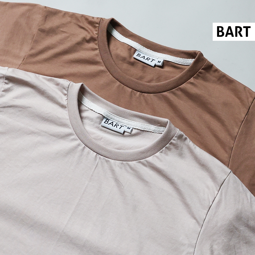 BART เสื้อยืดเปล่า Earth Tone สีพื้น ผ้านิ่ม ครบไซส์