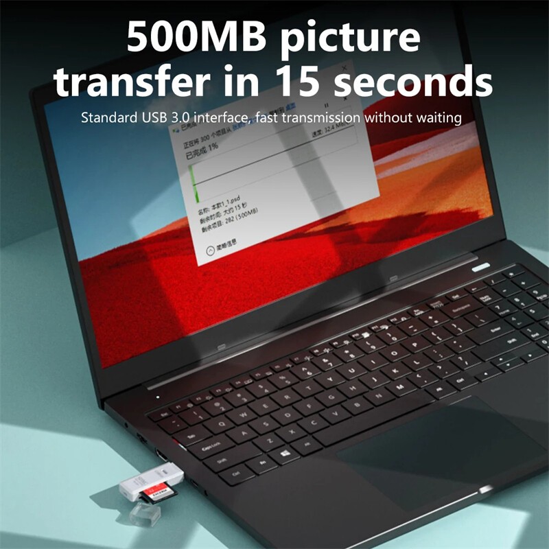 USB 2 In 1 3.0เครื่องอ่านการ์ดไมโครการ์ดรีดเดอร์ Sd เครื่องอ่านการ์ด Usb อะแดปเตอร์สูงความเร็ว Cardreader TF การ์ดความจำ