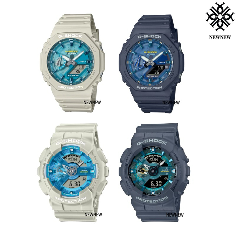 CASIO นาฬิกาข้อมือ G-SHOCK GA-2100AS-2A GA-2100AS-5A GA-110AS-2A GA-110AS-5A ของแท้ประกันศูนย์ 1ปี