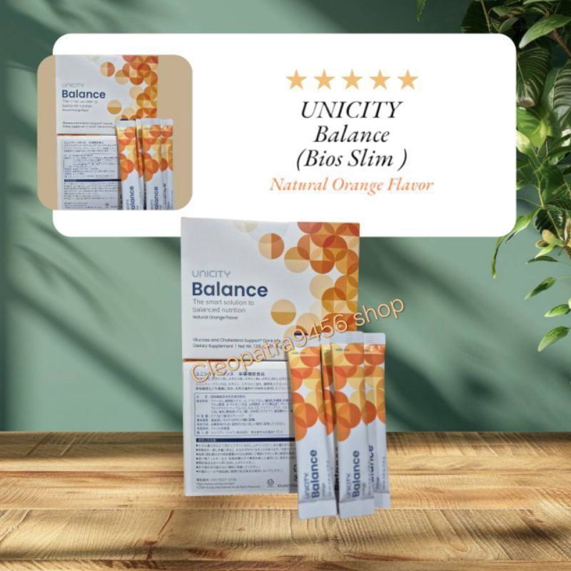 Unicity Balance (หรือที่รู้จักกันในชื่อ BIOS Life Slim®/ สินค้านำเข้า/1กล่อง 30 ซอง/มีแป๋งขาย 15 ซอง
