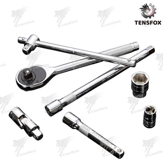 Tensfox ชุดเครื่องมือ เครื่องมือช่าง ประแจ CR-V ชุดบล็อค 24 ชิ้น ด้วยเทคโนโลยีจากประเทศเยอรมันนี ไม่เป็นสนิม ทนทาน
