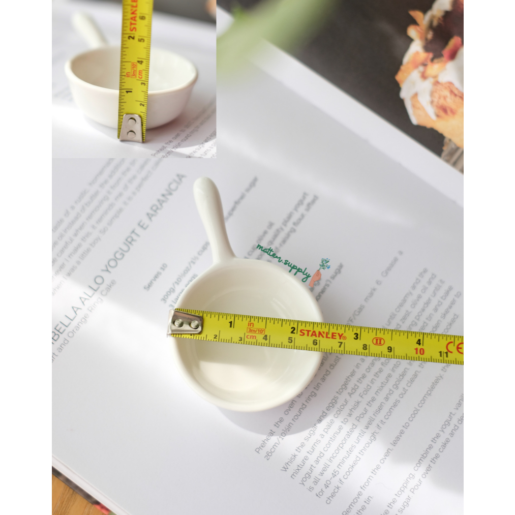 Tiny dip ถ้วยจิ๋ว เซรามิค น้ำจิ้ม ซอส ขนม เกรวี่ รูปที่ 4