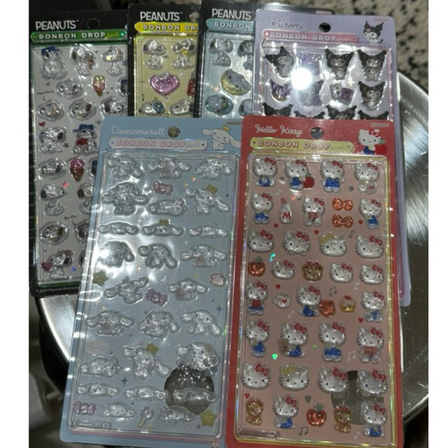 พร้อมส่ง สติกเกอร์ Sanrio Bonbon Drop ของแท้จากญี่ปุ่น