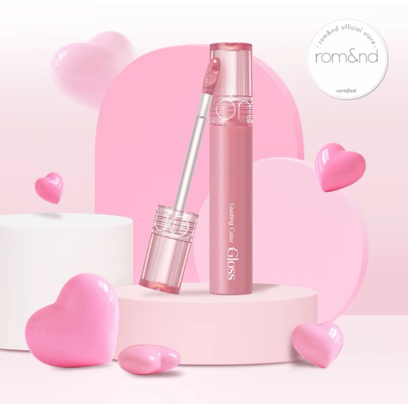 Rom&nd GLASTING สี 03 ที่ลิซ่าใช้ (ROSE FINCH)