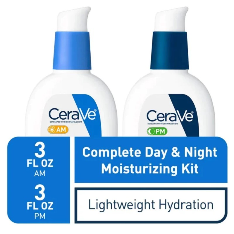 Cerave CERAVE Facial Moisturizing Lotion 52ml AM/PM 89ml/Moisturizing Lotion สําหรับผิวธรรมดา
