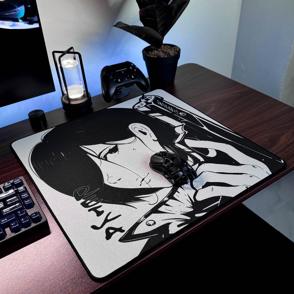 Jacknboy Unique mousepad : Reika(เรย์กะ) 50x50 cm. FPS SIZE