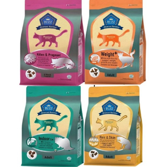 [3kg] Buzz อาหารแมวบัซซ์บาลานซ์พลัส Advanced Nutrition ขนาด 3kg*โปรดอ่านรายละเอียดก่อนสั่งซื้อ