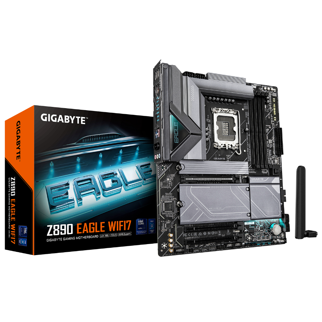 MAINBOARD (เมนบอร์ด) GIGABYTE Z890 EAGLE WIFI7 (REV. 1.1) (INTEL SOCKET 1851 DDR5 ATX) (สอบถามก่อนสั