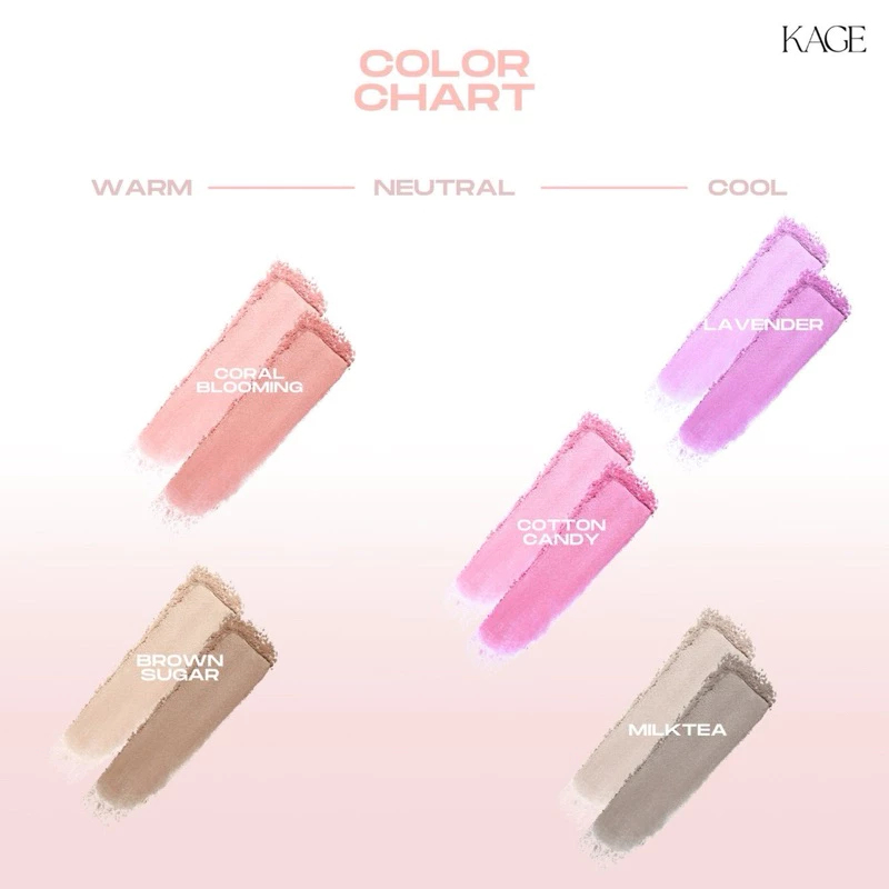 ถูก/แท้/มีไลฟ์ บลัชออน คอนทัวร์ Kage Bunny Cheek Pop&Brownie Shading Powder คาเกะ ปัดแก้ม ทาแก้ม หน้ามีมิติ ทำกรอบหน้า - รูปที่ 4