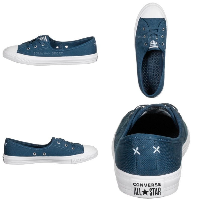 Converse Chuck Taylor Ballet Lace Slip รองเท้าผ้าใบสวมผู้หญิง ลิขสิทธิ์แท้ 100%