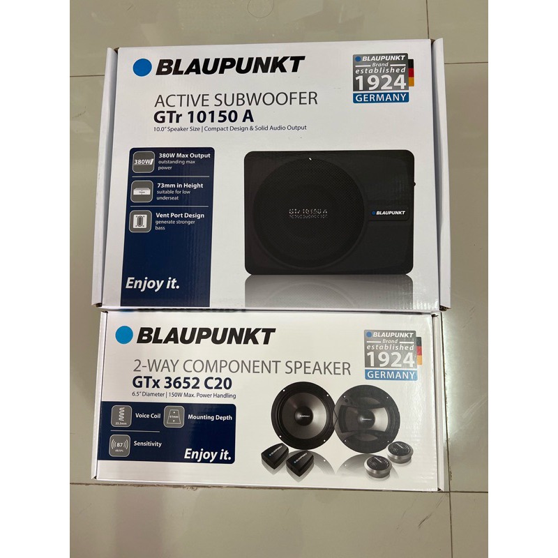 ชุดละ 6995บาท 10“ Subbox พร้อม6.5”แยกชิ้น ยี่ห้อBlaupunkt Subbox 1ตัว 6.5“ 1ชุด ติดรถยนต์