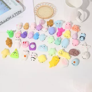 พร้อมส่งในไทย สกุชชี่จิ๋วแพ็คละ 50 ตัวของเล่นบีบสกุชชี่ รูปการ์ตูนสัตว์น่ารัก สกุชชี่จิ๋ว สกุชชี่