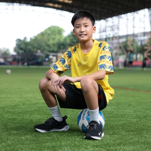 EG1019 KIDS เสื้อคอกลมเด็กพิมพ์ลายช้างซอฟต์พาวเวอร์ EGO SPORT