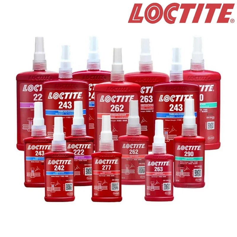 LOCTITE 242 243 263 272 495 542 638 680 ล็อคไทท์ THREADLOCKER กาว ล็อคเกลียว น้ำยาล็อคเกลียว แรงยึดต่ำ-สูง ทนทาน