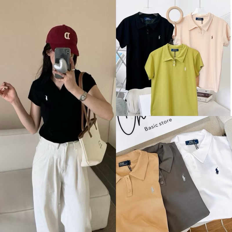เสื้อคอปกPolo ผ้าคอตตอนนุ่มพรีเมี่ยม