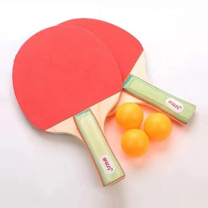 🐫ไม้ปิงปอง tabletennisฟรี ลูกปิงปอง3ลูก เด็ก ผู้ใหญ่ การฝึกอบรม ไม้ปิงปองคู่+ลูกปิงปองแถมฟรีลูกปิงปอง ไม้ปิงปองพร้อมลูก - รูปที่ 3