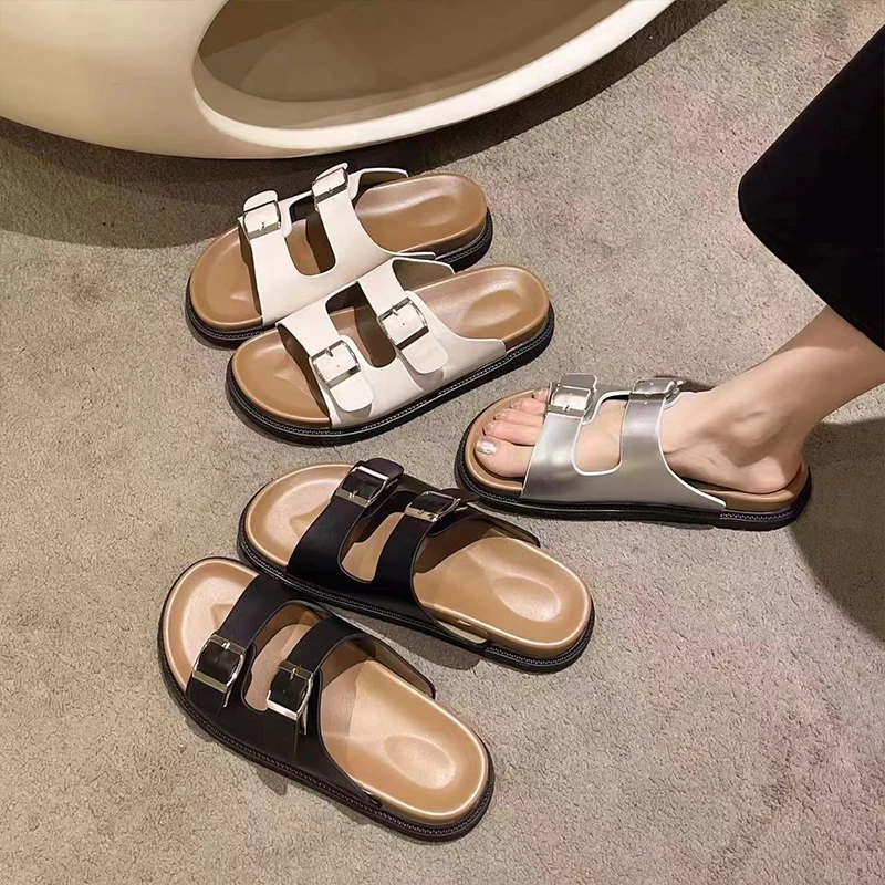 Yeeica ใหม่มาก รองเท้าแตะแฟชั่น สายคาด 2 สายสุดเท่ สไตล์วินเทจ มีให้เลือกหลายสีคุมโทนแมทช์ได้กับทุกลุค สั่งเลยราคาถูก