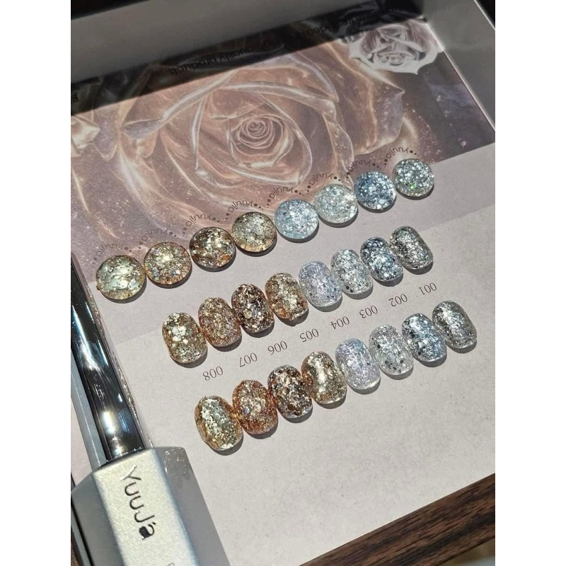 YUUJA กากเพชรสวยมาก 8 สี 🔥Hema Free & TPO Free