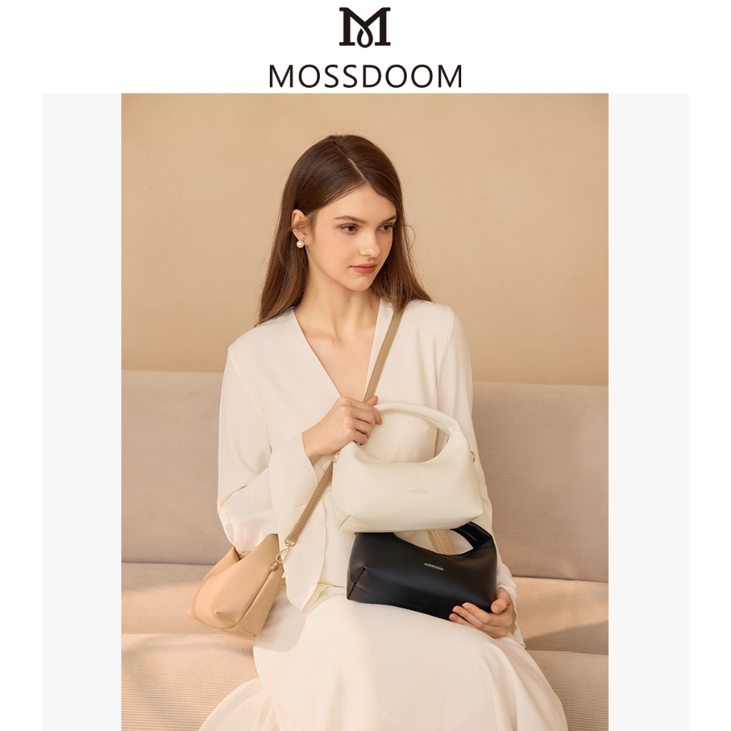 MOSSDOOM Rhea Bag กระเป๋าถือสะพายข้างสำหรับผู้หญิง เรียบง่าย สง่างาม และมีสไตล์