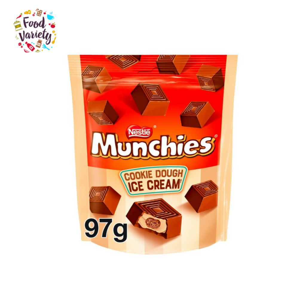 [BestBefore 28Feb2026] Nestle Munchies Chocolate Cookie Dough Ice Cream Pouch 97g