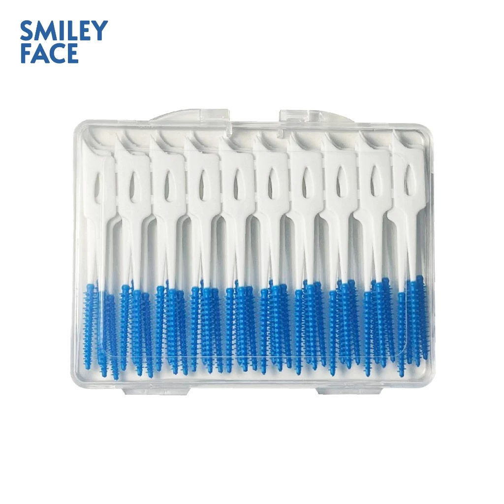 แปรงขัดซอกฟันซิลิโคนขนแปรงนิ่ม (40 ชิ้น) | Interdental Brush Silicone