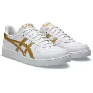 ASICS : 1203A564.103 JAPAN S UNISEX SPORTSTYLE ชายหญิง รองเท้าแฟชั่น ของแท้ WHITE/PURE GOLD
