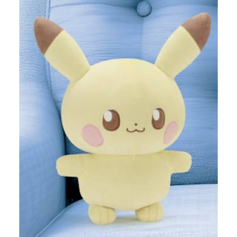 🇯🇵ปิกาจู โปเกมอน Pokemon Pikachu สีพาสเทล ตัวนุ่ม ใหม่ มือ 1 ลิขสิทธิ์แท้จากญี่ปุ่น น่ารักมาก
