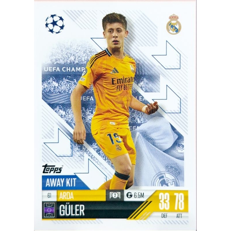 Match Attax 24/25 Extra ทีมชาย 1-81