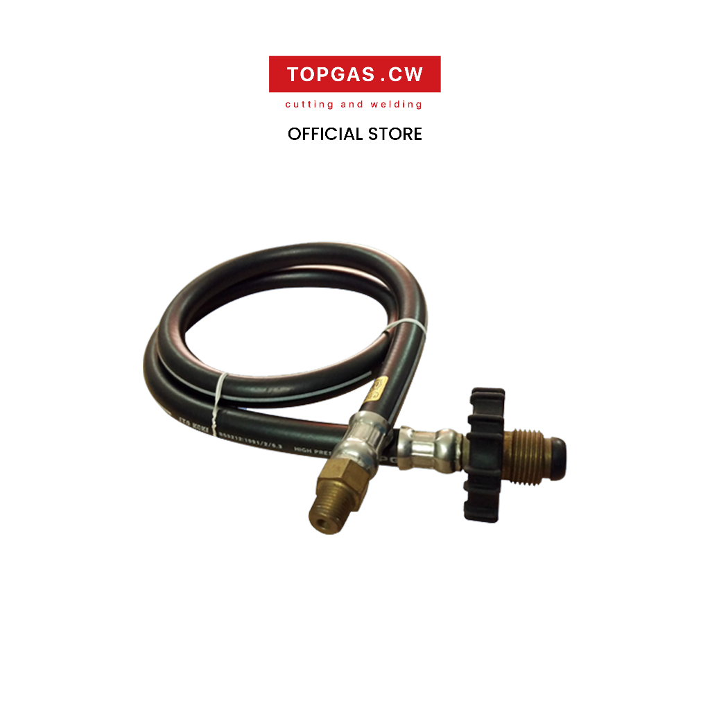 สายพิกเทลไอแก๊ส LPG Single Hose Pigtail 1/4” ความยาว 60, 80 ซม. DYNAFLEX ❘ topgascw