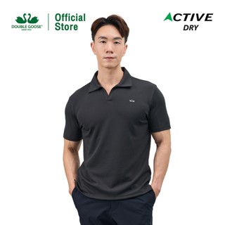 ห่านคู่ Active Dry Performance Polo เสื้อโปโล คอวี