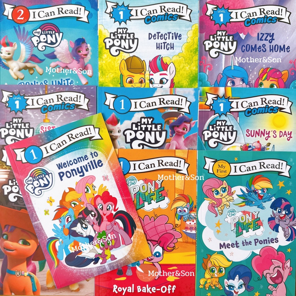 หนังสือชุด I can read My Little Pony ชุด 10 เล่ม