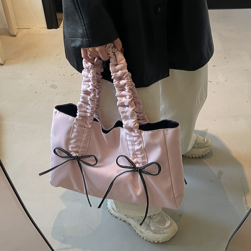 ส่งด่วน GUCSELECTED(B2301) กระเป๋าผ้าสะพายไหล่ผ้าผ้าอ๊อกฟอร์ด(ใบใหญ่)ปรับสายได้ - รูปที่ 3