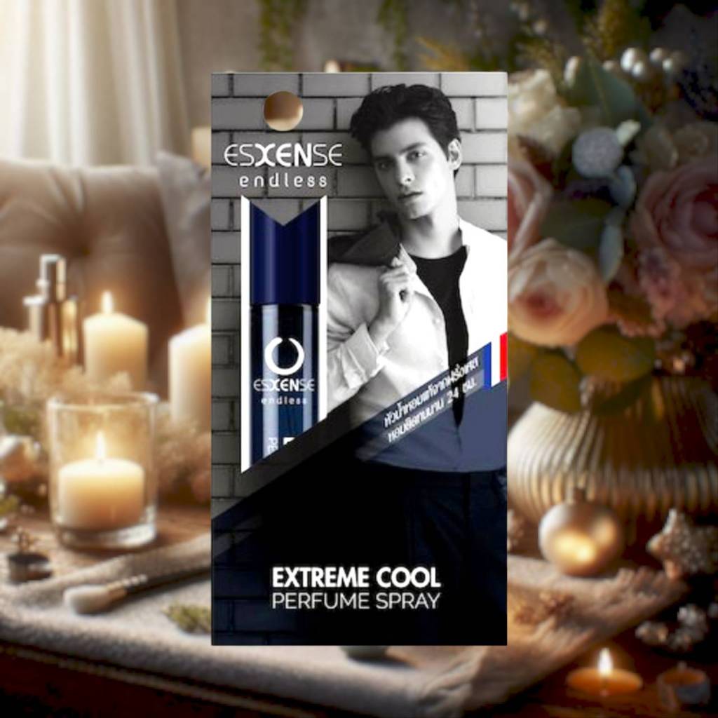 น้ำหอม เอสเซนส์ เอ็กซ์ตรีมคูลฟอร์เมน 7.7 มล. Esxense Extreme Cool Perfume Spray