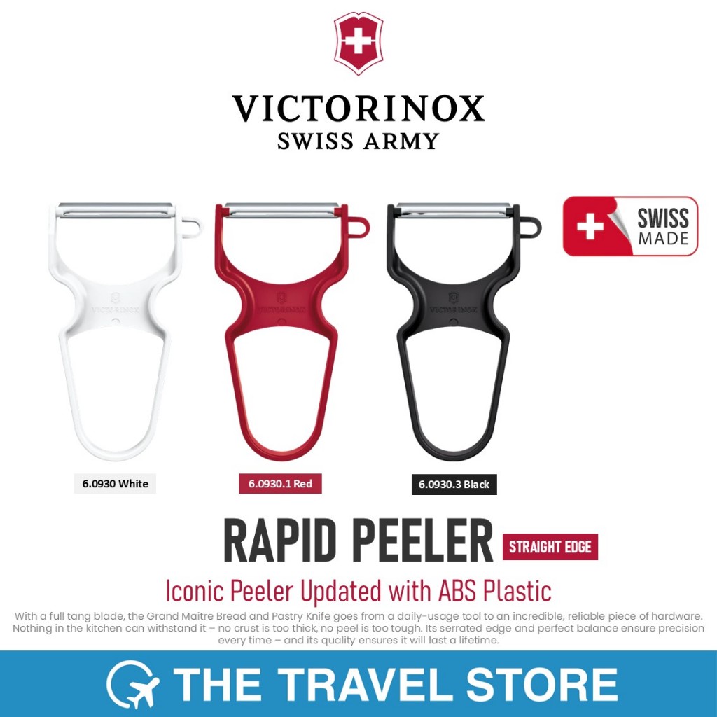 Victorinox RAPID PEELER, STRAIGHT EDGE Iconic Peeler Updated with ABS Plastic ปอกเปลือก ขูดผิวผลไม้