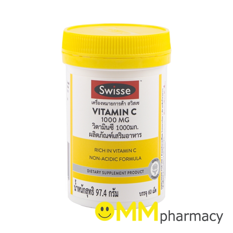 SWISSE VITAMIN C 1000MG.60'S.