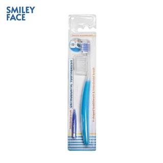แปรงสีฟันแบบเว้าแบล็คเก็ตฟันได้ดีสำหรับคนจัดฟัน | Concave Orthodontic Toothbrush