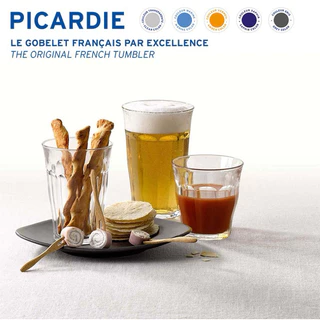 Duralex Picardie แก้วน้ำสั้น,สูง แก้วกาแฟ,ชา เทมเปอร์กลาส (1ใบ)