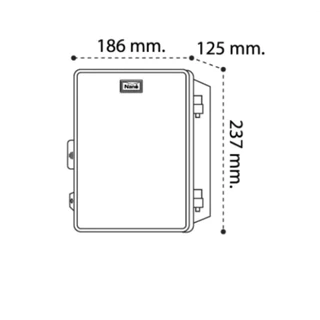 Nano ตู้ พลาสติก ตู้กันนำ้ นาโน Nano -11W, Nano -22W 11CW 22CW
