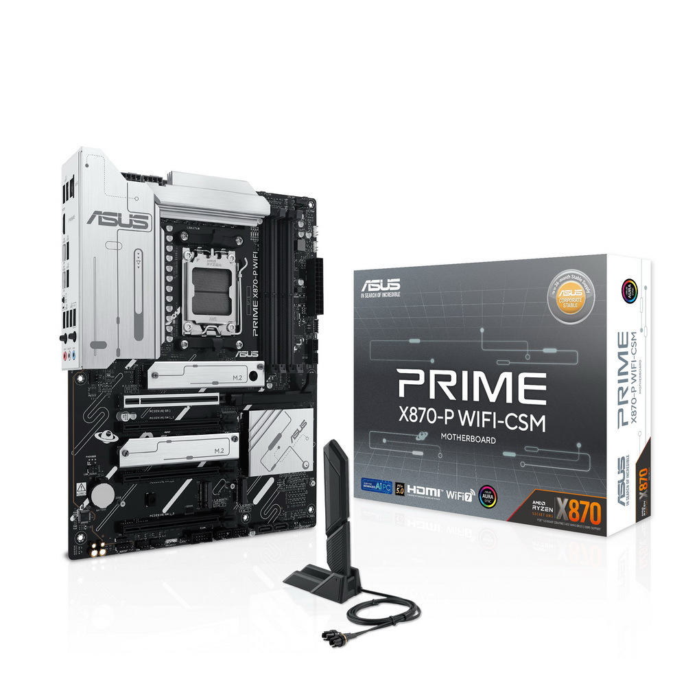 Asus PRIME X870-P WIFI-CSM AMD AM5 Motherboard เมนบอร์ด