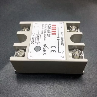 SSR-40 DA (Solid State Relay) โซลิสเตท รีเลย์ DC 3-32V AC 24-380V มีของในไทยพร้อมส่งทันที !!!! L286
